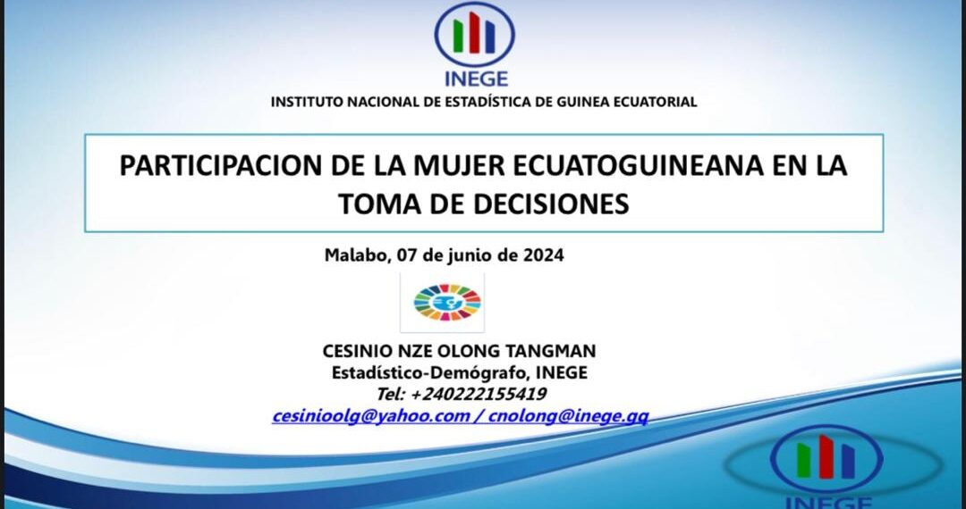INEGE presenta el informe de participación de la mujer ecuatoguineana en la sociedad