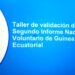 El Ministerio de Planificación y Diversificación Económica acoge los talleres de Validación del Informe Nacional Voluntario ( INV)