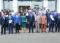 Réunion de presentación de la Agenda Guinea Ecuatorial 2035 en la sede del Ministerio de Planificación y Diversificación Económica.